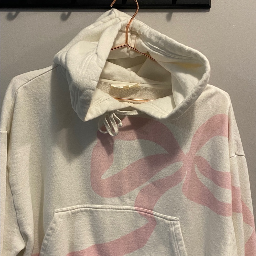 Loveshackfancy Brunella cropped bow hoodie. - Picture 13 of 15